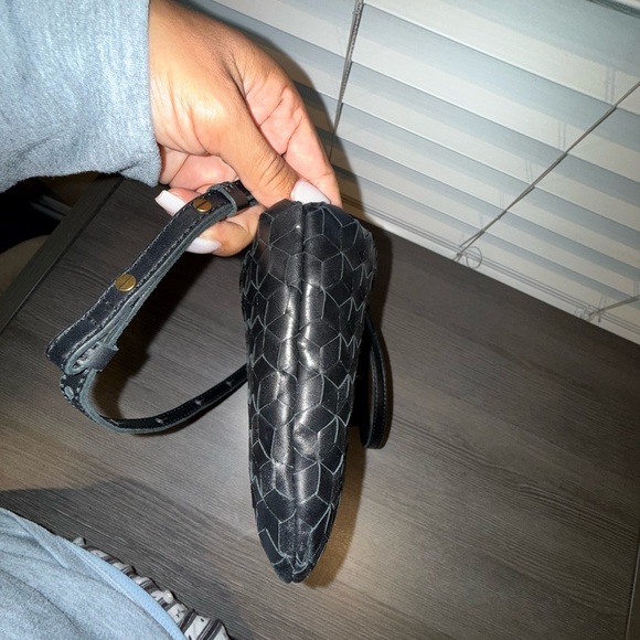 Madewell Black the Puff Woven Crossbody Bag NWOT - Picture 6 of 7